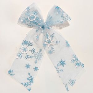 Новогодний Хэллоуин, Лидер продаж, сетчатый бант, аксессуар для волос для девочек, завязанный бант - Product Image 4