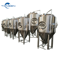 Fermenteur conique en acier inoxydable, réservoir de fermentation de bière, 100L, 200L, 300L, 500L, 1000L, équipement de brassage