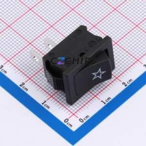 RT-S01-147-L17NB1B Rocker Switch Through hole Component (THT),P=7mm Switch 21mm 15mm Concave Bend 10A - Product Image 1