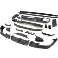 Nuevos Kits de Carrocería de Fibra de Carbono de Alta Calidad Estilo LD para F96 X6M con Capó, Labio Delantero, Difusor, Faldones LED y Alerón Superior