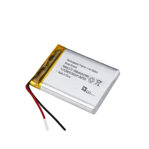 Oem Odm Lipo Batterijen Li Ion 350Mah 600Mah 500Mah 750Mah 2000Mah 2200Mah 3.7V Oplaadbare Lithium-Polymeerbatterij