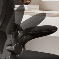 Chaise de bureau ergonomique à dossier haut, chaise de bureau en maille avec roulettes, fonction d'inclinaison, chaise pivotante à roulettes pour le bureau à domicile