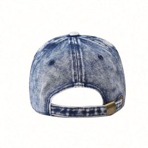 Casquette de baseball tendance toutes saisons pour hommes et femmes, en jean délavé et déchiré, style urbain - Product Image 4