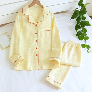 Custom Winter Ladies 100 Cotton <strong>Pyjamas</strong> Women Two Piece Shirts and Pants <strong>Matching</strong> Pajamas Set for <strong>Couple</strong> - Product Image 5