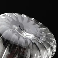 Nouveauté : Gobelets en verre transparent faits à la main de 16 oz avec couvercles en bambou et pailles anti-fuite sans BPA pour boissons froides