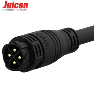 Connecteurs de batterie électrique étanches Jnicon M25 30A/300V connecteur femelle et mâle câble <span class=keywords><strong>Xlr</strong></span> 4P pour Machine haute puissance - Product Image 3