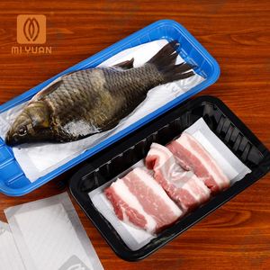 Commercial Wholesale Food Grade Moisture Soaker <b>Meat</b> Cut Glue Absorber Pad Supermarket Foam Tray Packaging & Printing Products - Product Image 1
