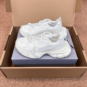 Baskets Chunky Futuristes Style Dad Sneakers avec Construction en Maille Multi-Couches et Semelle Segmentée Sculptée – Chaussures Décontractées pour le Streetwear - Product Image 4