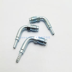 Conector de tubo de acero ptfe para motocicleta, Conector de extremo de manguera de freno, giratorio, métrico, m10 x 1, macho, 90 grados - Product Image 3