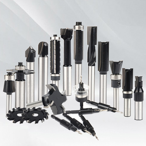 WEIX kenar düzeltici freze uçları 6.35 gömme Trim yönlendirici Bit gömme laminat ile ağaç İşleme giyotin düz Bit rulman - Product Image 2