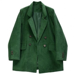 <span class=keywords><strong>Chaqueta</strong></span> holgada de manga larga con cinturón para <span class=keywords><strong>mujer</strong></span>, <span class=keywords><strong>Blazer</strong></span> de <span class=keywords><strong>talla</strong></span> <span class=keywords><strong>grande</strong></span> con abertura azul para primavera y otoño - Product Image 2
