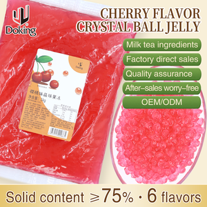 Doking Factory directamente proveedor Venta caliente Crystal Bobo Instant Crystal Boba Konjac Jelly para té de burbujas caliente y fresco - Product Image 4