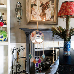 Atrapasueños Decorativo de Metal con Piedras Preciosas de 7 Chakras, Árbol de la Vida, para Colgar en la Ventana - Product Image 3