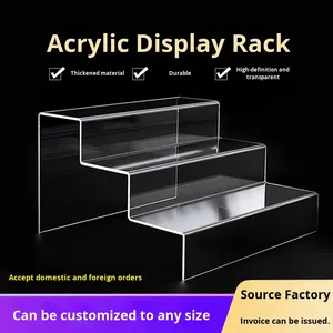 Hiện đại <span class=keywords><strong>Acrylic</strong></span> nhiệt cong lớp hiển thị đứng cho mỹ phẩm và bức tượng nhỏ với lưu trữ trong suốt - Product Image 5