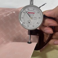 Cuir semi-PU 0,8 mm avec support non tissé, imperméable, résistant à l'abrasion, écologique, pour la sellerie de voitures, bagages et canapés