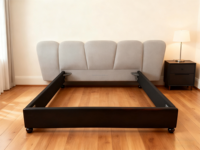 Offre Spéciale : Ensemble de Meubles de Chambre en Bois de Luxe Style Royal Européen – Lit Moderne avec Rangement pour la Maison ou la Chambre