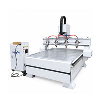 Machine de fraisage CNC Jinan Mosencnc1325, système de refroidissement par eau 1-drive-4 |   Graveur sur bois multi-broches