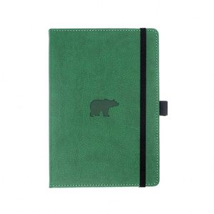 Cuadernos Promocionales Personalizados en Verde y Marrón con Banda Elástica y Marcapáginas de Cinta para Regalos a Clientes - Product Image 1