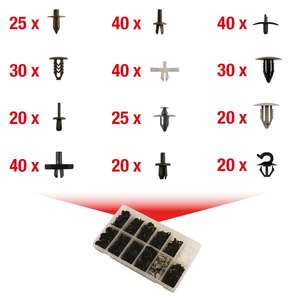 KS TOOLS - 420.0700 <b>Trim</b> <b>Clips</b> Assortment-Volvo (350 pcs) - EAN 4042146506936 BODY AND METAL SHEETS - Product Image 1