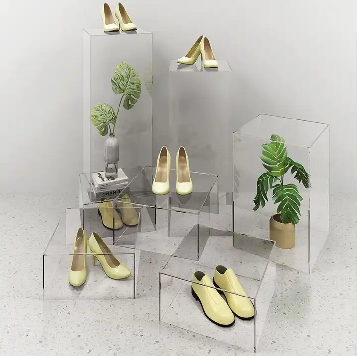 Acrylic Shoes Collection Display Rack
