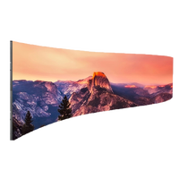 Pantalla LED Flexible y Programable, Módulo Suave P1.25 P1.86 P2.5 Ultra Arc, Panel de Pantalla LED para Interiores