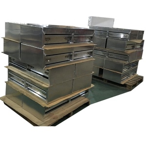 Boîte à outils <span class=keywords><strong>pour</strong></span> pick-up en aluminium à carreaux, sur mesure, étanche, <span class=keywords><strong>pour</strong></span> extérieur, avec trois couvercles, anti-poussière et verrouillable - Product Image 6