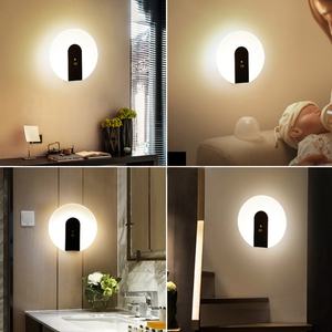 ไฟกลางคืน LED แบบชาร์จไฟได้ แม่เหล็กไร้สาย ติดผนังอะคริลิค สำหรับห้องนอน พร้อมเซ็นเซอร์ตรวจจับร่างกายมนุษย์ - Product Image 4