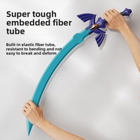 Épée de jouet en mousse PU de 31,5 pouces, style Maître, légère et sûre, pour cosplay de héros fantastiques et présentation sur scène, vente en gros d'usine