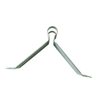 Collier de fixation en chevrons pour tuyaux galvanisés de serre agricole, résistant à la corrosion et aux hautes températures, installation facile