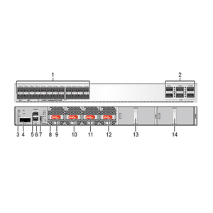 Cloudengine S6730-H24X6C 02353GFC 24*10GE SFP+ Ports, 6*40GE/100GE QSFP28 Ports 24 Port SFP Enterprise <b>Ethernet</b> Network <b>Switch</b> - Product Image 3
