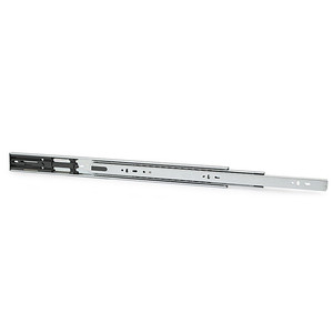 Glissière télescopique à roulement à billes Sivamuss. Acier. Mécanisme de fermeture en douceur. Amovible. Glissement silencieux. Longueur de la rail de guidage de 300 mm. - Product Image 1