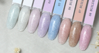 Fournisseur professionnel d'ongles Yidingcheng OEM ODM Vente en gros Marque privée Gel d'extension pailleté Soak Off HEMA TPO Free