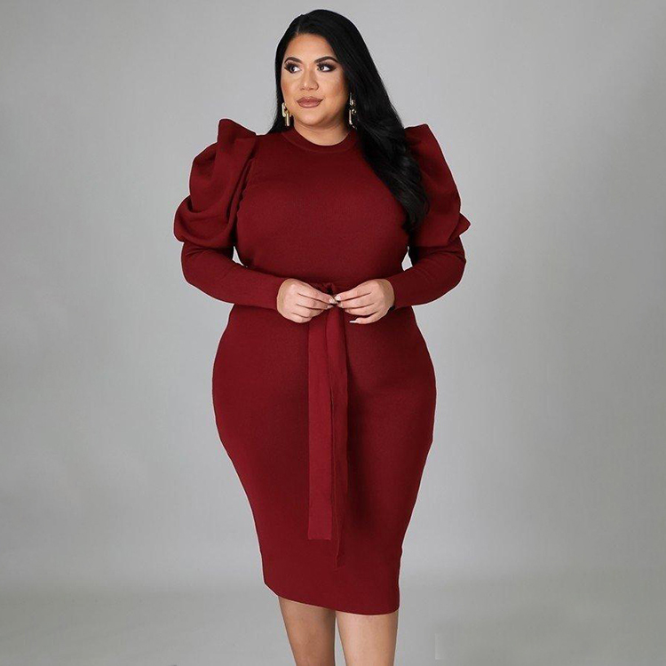 Red Plus Size Evening Dress China Trade 
