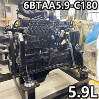 Prix d'usine Moteur Cummins 6BT 6BTAA5.9-C180 180 CV 5.9L Diesel pour Excavatrice Chargeuse Engins de Construction