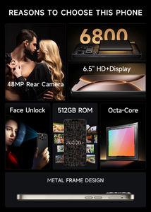 I17 <span class=keywords><strong>Pro</strong></span> <span class=keywords><strong>Max</strong></span> 5G CDMA Octa Core con Processore Avanzato Francese, Ampio Schermo OLED 120Hz, Fotocamera Posteriore 48MP, Risoluzione HD, Dual SIM, Ricarica Rapida - Product Image 3