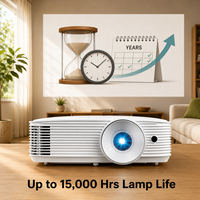 Proyektor Home Theater Proyektor Short Throw Proyektor Outdoor Proyektor Video 1080P untuk Kamar Tidur Proyektor
