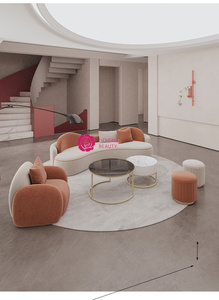 Yicheng Beauty, superventas, área de recepción de Hotel, sofá, silla y mesa, asientos modulares, conjunto de sofá de oficina de ocio, muebles - Product Image 3