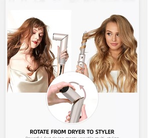 Secador de Pelo Plegable Multifuncional 7 en 1 con Iones Negativos Anti Frizz 200M, Reparador de Cabello Dañado - Product Image 5