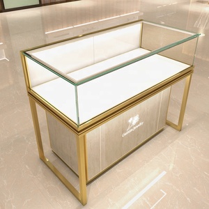 خزائن عرض مخصصة من الفولاذ المقاوم للصدأ لمحلات المجوهرات ومنصات عرض المجوهرات - Product Image 5