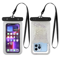 Étui de téléphone portable JERLON en TPU transparent haute définition, texture gel souple, étanche IPX8, écologique, antichoc