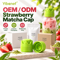 Poudre de boisson au matcha saveur fraise, formule personnalisée, fourniture directe usine