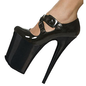 Nuevos Zapatos de Tacón Alto de Aguja Negros de <span class=keywords><strong>20</strong></span> cm, Zapatos de Plataforma para Mujer, Zapatos de Fiesta de Moda para Mujer - Product Image 1