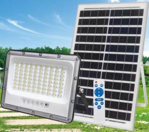 ไฟสปอร์ตไลท์ LED พลังงานแสงอาทิตย์ 400W IP67 สำหรับสวนภายนอกอาคาร ตัวเรือนอะลูมิเนียมหล่อขึ้นรูป แสงสีขาว 6000K ได้รับการรับรองมาตรฐาน CE พร้อมรีโมทคอนโทรล - Product Image 3