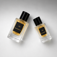 Flacon de parfum vide de luxe 30ml 50ml avec bouchon magnétique, emballage de parfum en verre transparent, flacon de parfum personnalisé, conteneur cosmétique