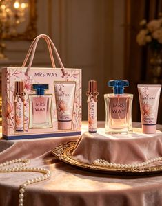 Set de Regalo de Perfume Oriental Premium para Mujer - Elegante Aroma Inspirado en Bakara con Notas de Vainilla y Ámbar, Fragancia de Lujo de 3 Piezas OEM - Product Image 5