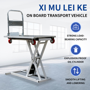 Single Row Handling <b>Cart</b> Scissor Design Smooth Movement 48V Lithium Construction CL CL - Product Image 3
