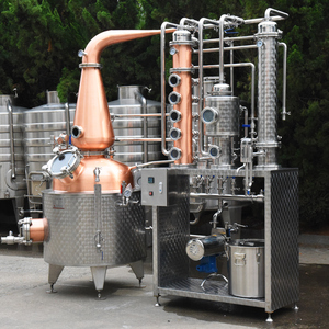Alambic en cuivre de 200 litres pour la distillation de whisky, avec moteur et chauffage électrique, distillation continue, 4,5 kW/h - Product Image 2