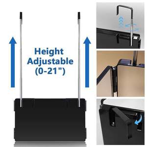 Wholesale Adjustable Reversible Hanging Folding LED Makeup Salon <b>Mirror</b> Cross-Border Three-Fold with Three Sides - Product Image 4