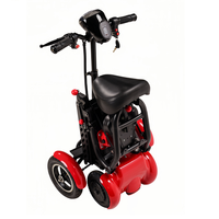 Trottinette électrique pliable compacte et légère à 4 roues, puissante, longue portée, double moteur, capacité de charge amovible de 120 kg
