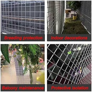아연 도금 와이어 메쉬 롤 1/2 인치 사각 구멍 용접 메쉬 정원 펜싱 치킨 및 토끼 케이지 - Product Image 5